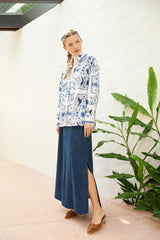 The Dreamer Label | River Bird Shirt | White