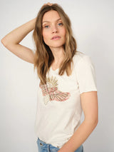 Mos Mosh | Nadine Deco T-shirt | Powder Pink