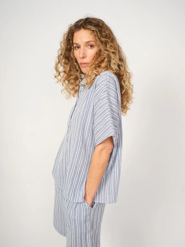 Mos Mosh | Lowana Friz Stripe Blouse
