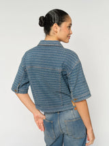 Mos Mosh | Ebba Bobble Jacket | Blue