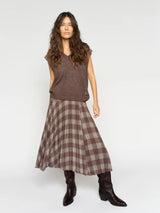 Mos Mosh | Chari Chaz Skirt | Coffee Quartz
