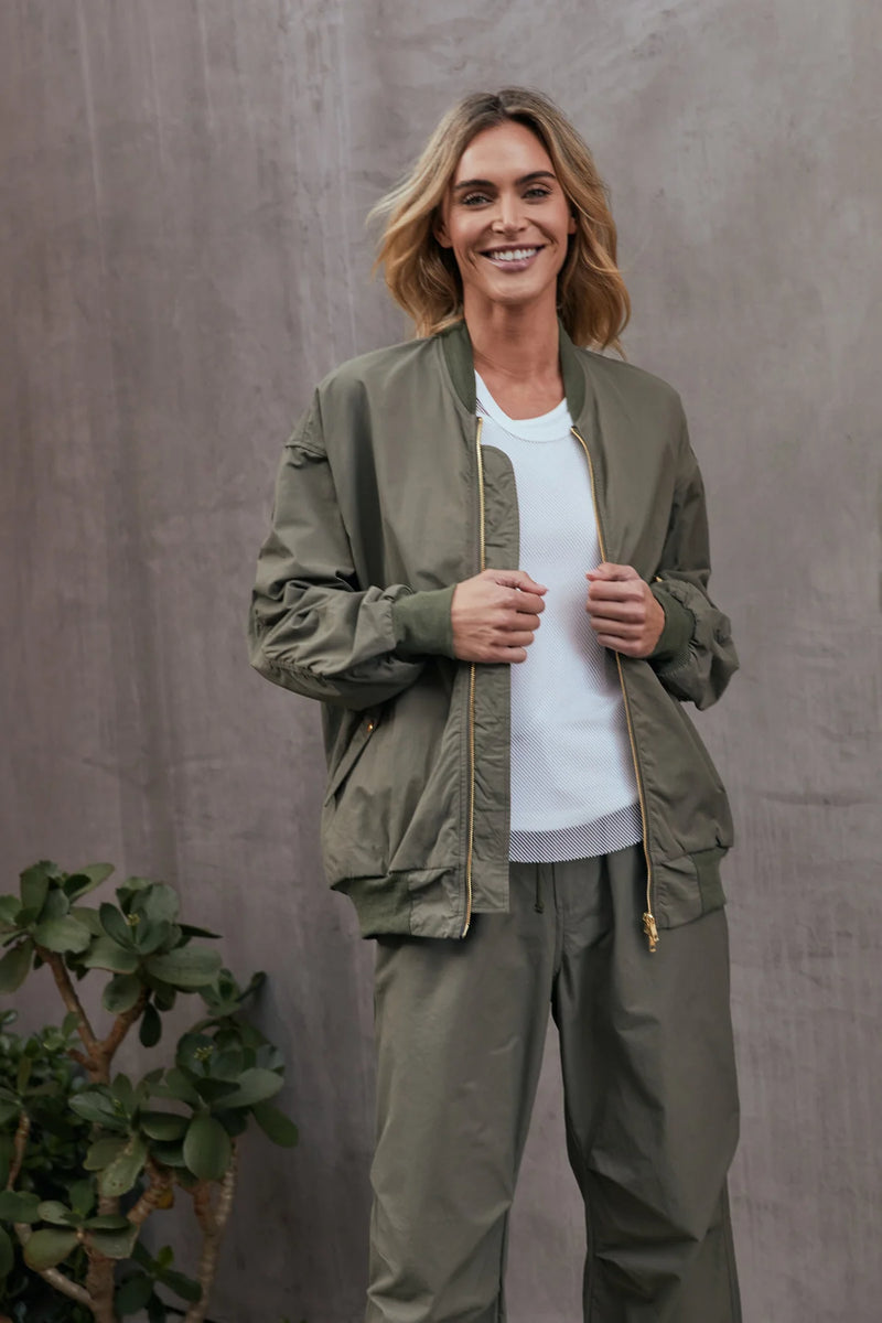 M.A. DAINTY | LILLY BOMBER | OLIVE