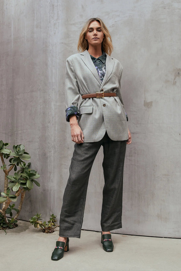 M.A. DAINTY | ACORN BLAZER | CHECK