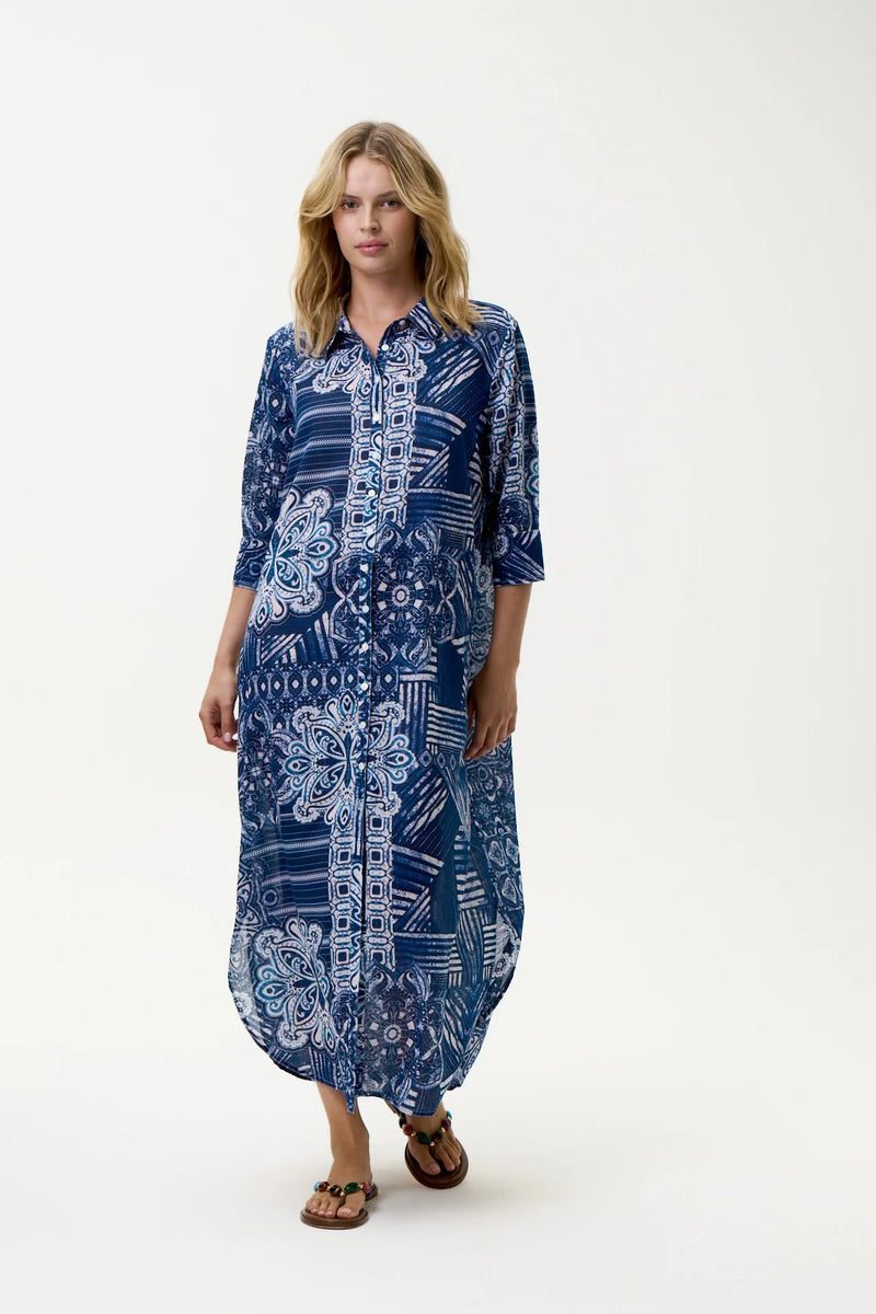 oneseason | Daisy | Mandala | Navy