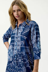 oneseason | Daisy | Mandala | Navy