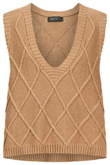eb+ive | Liora Knit Vest | Mocha
