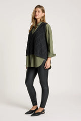 eb+ive | Liora Knit Vest | Char