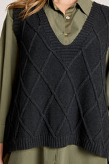 eb+ive | Liora Knit Vest | Char