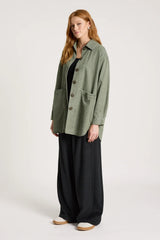 eb+ive | Bodhi Denim Jacket | Olive