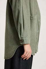 eb+ive | Bodhi Denim Jacket | Olive