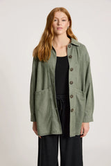 eb+ive | Bodhi Denim Jacket | Olive