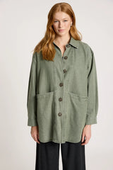 eb+ive | Bodhi Denim Jacket | Olive