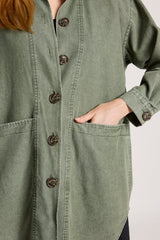 eb+ive | Bodhi Denim Jacket | Olive