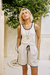 eb+ive | Maris Splice Short | Tusk / Black