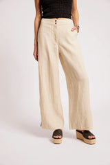 eb+ive | Maris Splice Pant | Tusk / Black