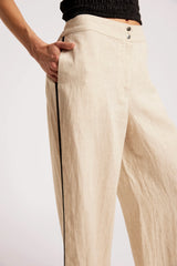 eb+ive | Maris Splice Pant | Tusk / Black
