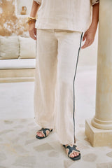eb+ive | Maris Splice Pant | Tusk / Black