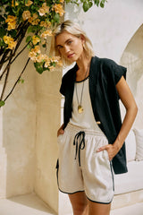 eb+ive | Maris Splice Short | Tusk / Black