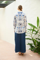 The Dreamer Label | River Bird Shirt | White