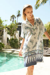 The Dreamer Label | Lucia Woodstock Dress | Ocean