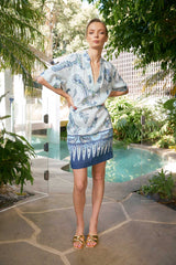 The Dreamer Label | Lucia Woodstock Dress | Ocean