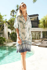 The Dreamer Label | Lucia Woodstock Dress | Ocean