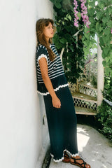 isle of mine | Ida Knit Skirt | Navy