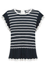 isle of mine | Ida Knit Top | Navy