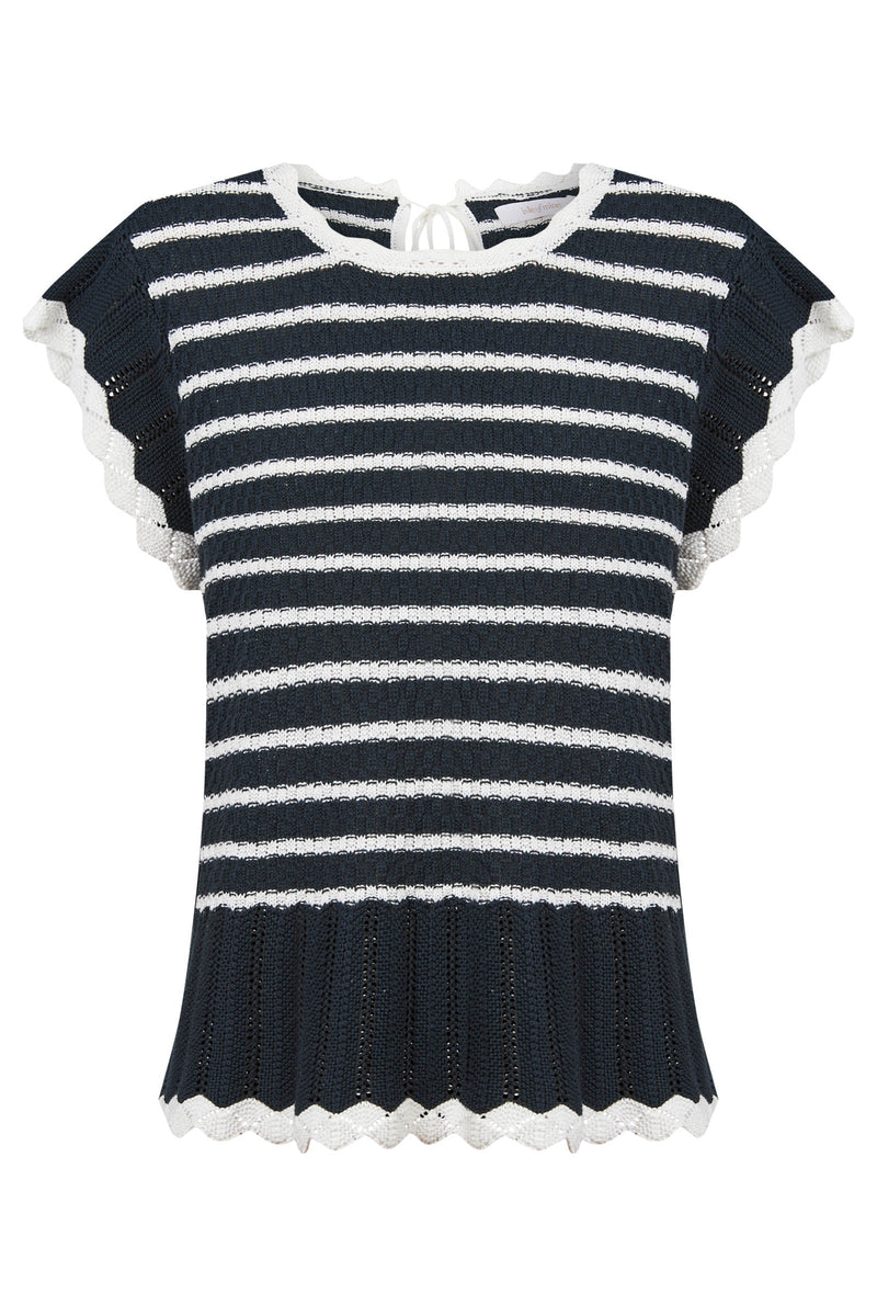 isle of mine | Ida Knit Top | Navy