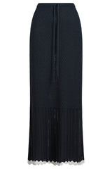 isle of mine | Ida Knit Skirt | Navy