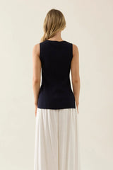 isle of mine | Adele Split Tank | Navy