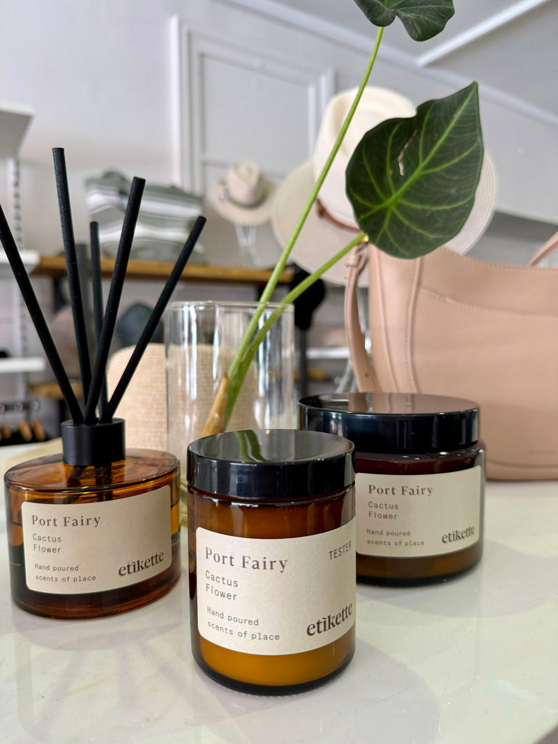 Etikette Reed Diffuser Etikette | Eco Reed Diffuser | Port Fairy in Cactus Flower – Harrip & Co.
