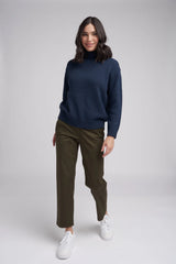 Goondiwindi Cotton | High Neck Jumper | Indigo