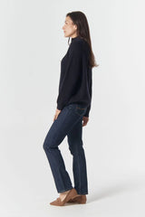 Goondiwindi Cotton | Jillaroo ½ Zip Merino Cotton Jumper | Navy