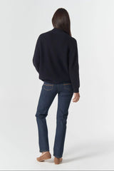 Goondiwindi Cotton | Jillaroo ½ Zip Merino Cotton Jumper | Navy