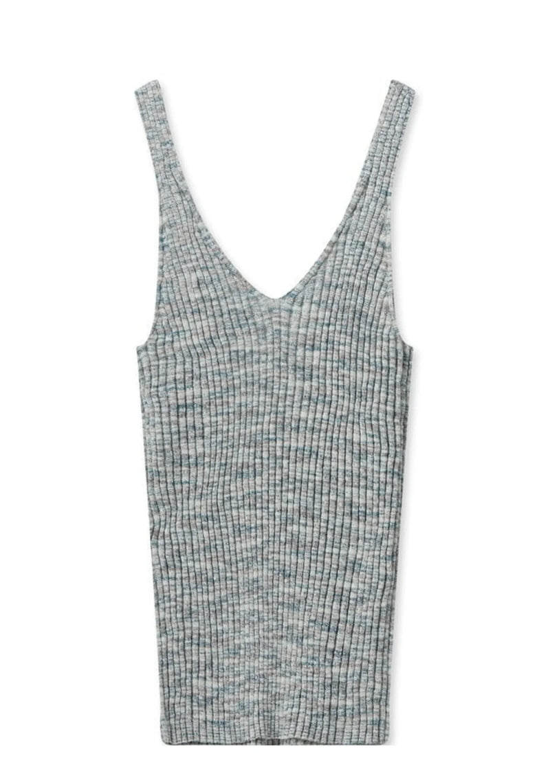 Mos Mosh | Eisley Rib Knit Tank Top | Wasabi