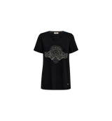 Mos Mosh | Nadine Deco T-shirt | Black