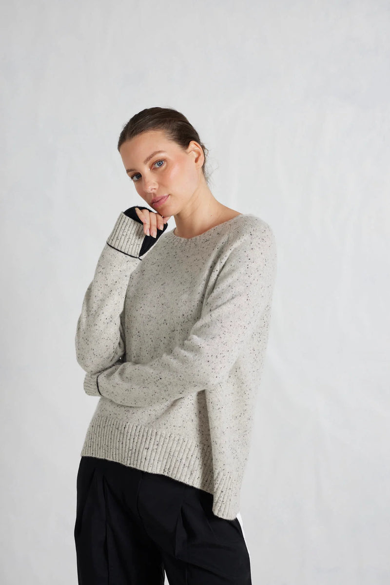 Alessandra KATERINA CASHMERE SWEATER SPECKLE Harrip Co