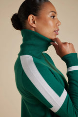 Alessandra |EMERSON SWEATER | FOREST GREEN
