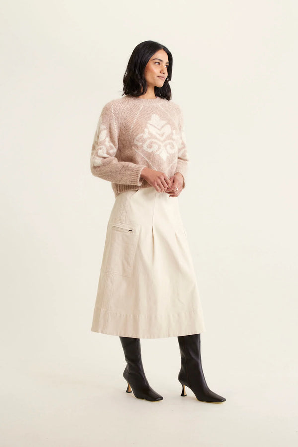 Alessandra | Bleecker Mohair Sweater | Chai
