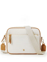 Zjoosh | Leah Cross Body Bag | White Tan