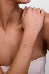 Liberte | Penny Locket Bracelet | Gold