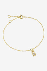 Liberte | Penny Locket Bracelet | Gold