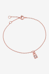 Liberte | Penny Locket Bracelet | Rose Gold