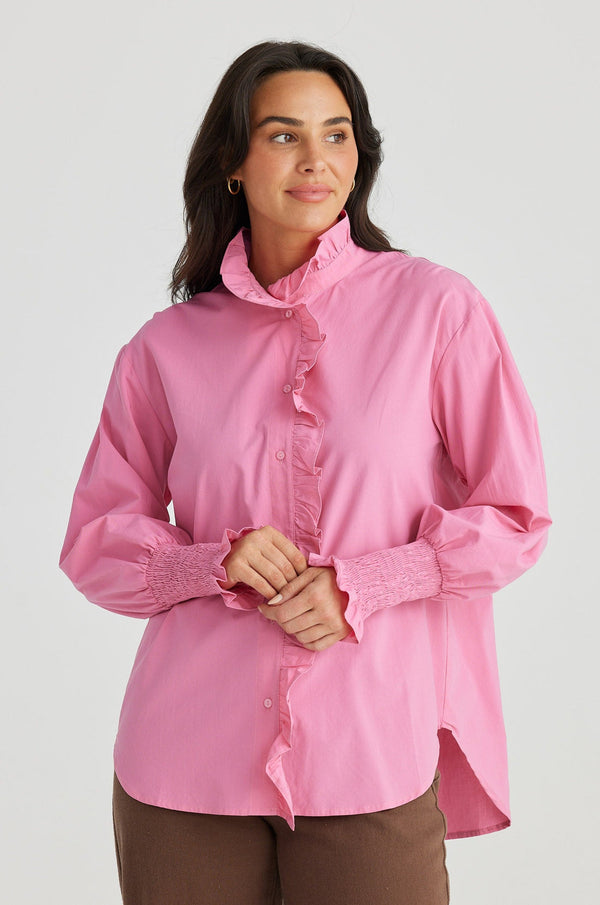 Brave + True | Countess Shirt | Pink