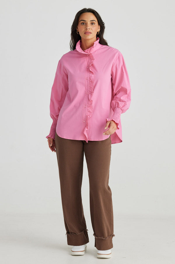 Brave + True | Countess Shirt | Pink