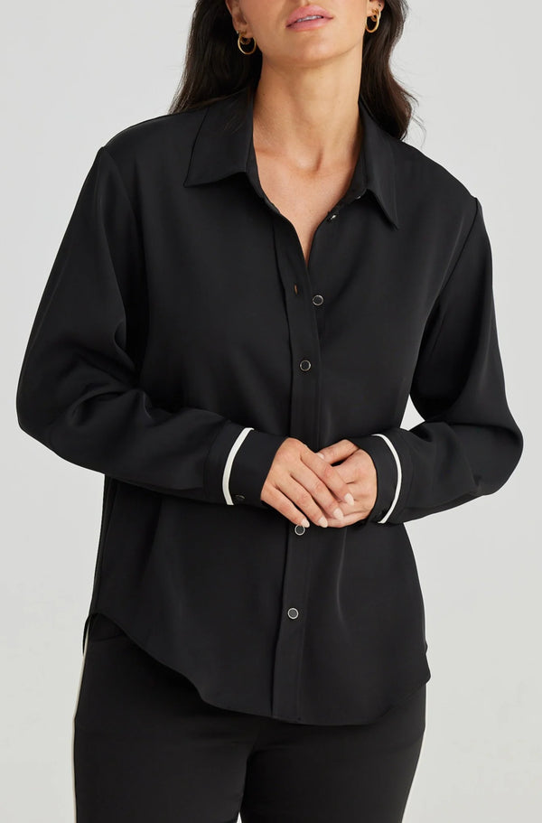Brave + True | Hunter Cuff Shirt | Black