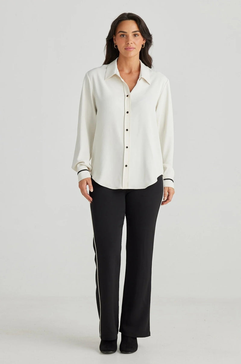 Brave + True | Hunter Cuff Shirt | Cream