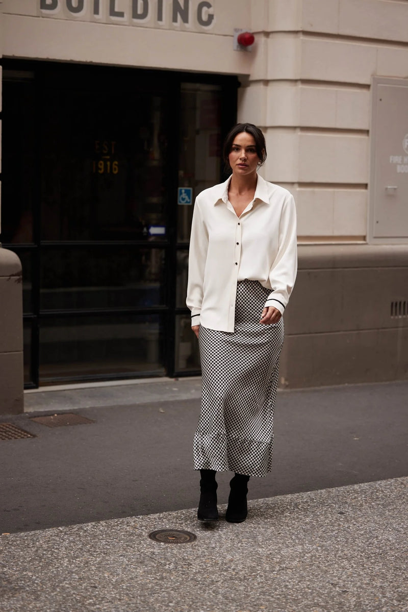 Brave + True | Hunter Cuff Shirt | Cream