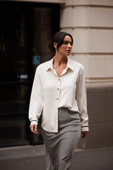 Brave + True | Hunter Cuff Shirt | Cream